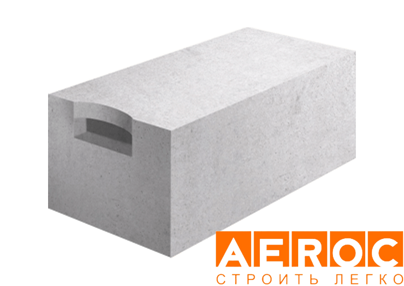 Газобетон Aeroc D600 625х250х250 мм