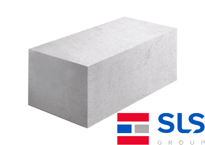 Газобетон Белорусский SLS D500 ровные грани 625х200х250 мм